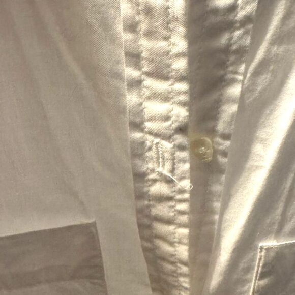 Zadig & Voltaire White Cotton Shirt Dress – Women's Medium - Picture 4 of 6